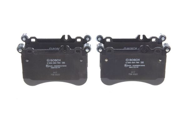 Fren Disk Balata Ön Mercedes E -Serisi S.Wagon (BM 212)(08.2009->)  BOSCH 0 986 494 780