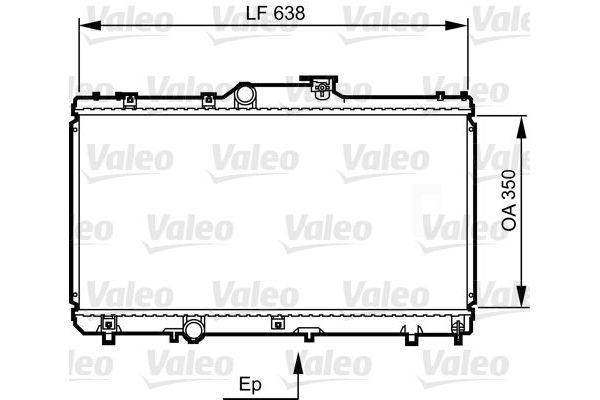 Su Radyatörü  Toyota Corolla (E11)(1997->)  VALEO 731464