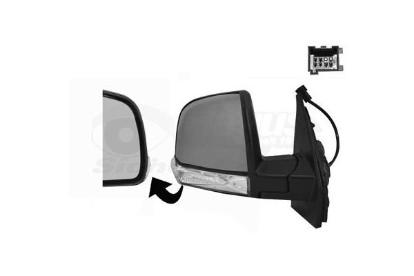 Dikiz Aynası Dış Sağ Fiat Doblo (152) Panorama (2010->)  FIAT ORJINAL 735645673