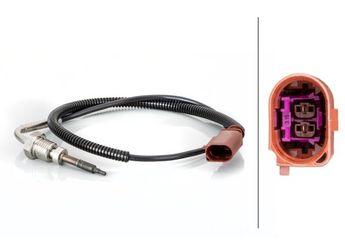 Egzoz Sıcaklık Sensörü  HELLA 6PT 014 494-781  3G906088N 3G906088AQ 03G 906 088 AQ 03G906088N