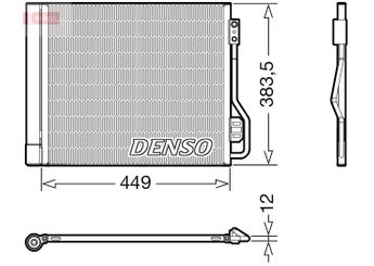 Klima Radyatörü  DENSO DCN16002  A4515000154 4515000054 4515000154 A4515000054