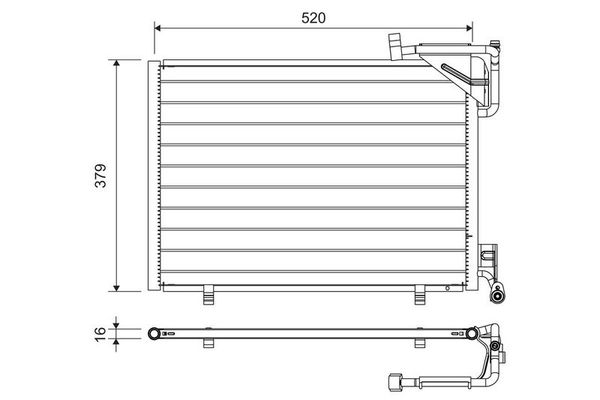 Klima Radyatörü  Ford Tourneo Courier (C4A)(2013->)  VALEO 814297