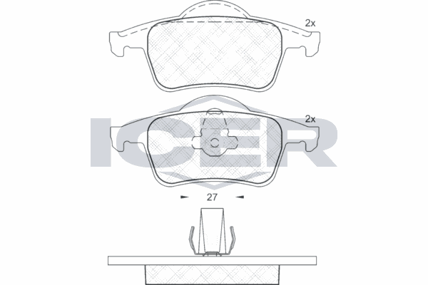 Fren Disk Balata Arka KALE BALATA 23076 175 05 MSH