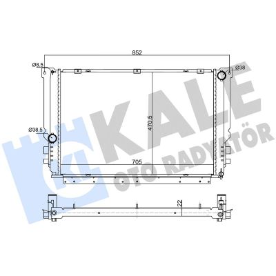Su Radyatörü  MGA 80663