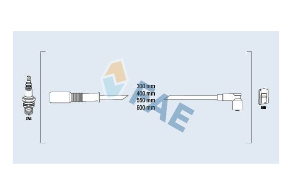 Buji Kablosu  Lancia Y (11.1995->)  ÜNÜVAR 1810-LPG