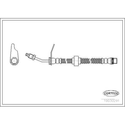 Fren Hortumu Ön Sağ veya Sol SVAC 73-0118