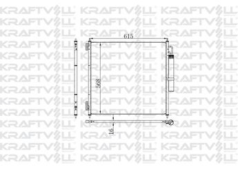 Klima Radyatörü  KRAFTVOLL 08060240  