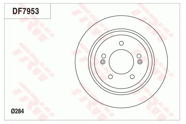 Fren Disk Ayna Arka Sağ ve Sol Kia Niro (DE)(01.2017->)  TRW DF7953