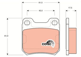 Fren Disk Balata Arka TRW GDB1302  1605026 90487271 4837241 90485138 90 485 138 90540177 90 540 177 77365754 77 365 754 9192125 9192126 9193476 9195058 9201354 90273260 90421528 1605005 16 05 005 1605006 16 05 006 16 05 026 1605031 16 05 031 1605047 16 05 047 1605687 16 05 687 1605799 16 05 799 1605879 16 05 879 1605883 16 05 883 1605924 16 05 924 4836987 48 37 241 5057336 50 57 336