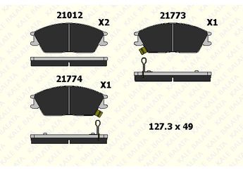 Fren Disk Balata Ön KALE BALATA 21012 150 05  
