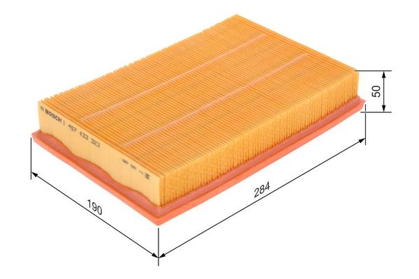 Hava Filtresi  Volvo S40 Sedan (12.2003->)  BOSCH 1 457 433 323