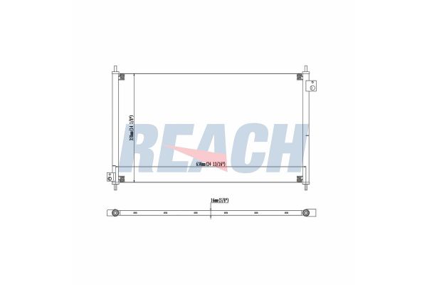 Klima Radyatörü  Honda Accord Coupe (CG2/4)(06.1998->)  VEKA 43-2001