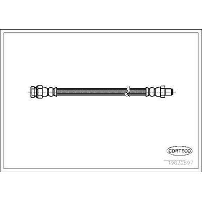 Fren Hortumu Arka Sağ veya Sol WALBURG WBH0561