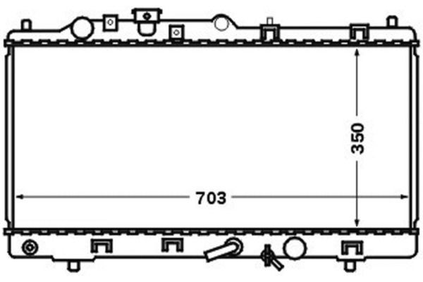 Su Radyatörü  Opel Astra H Twin Top (2006->)  MAHLE CR 1474 000S