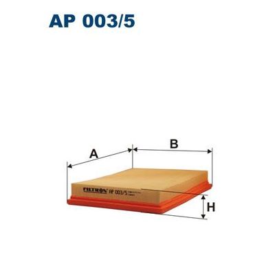 Hava Filtresi  Chrysler PT Cruiser Cabrio (2004->)  FILTRON AP 003/5