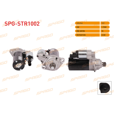 Marş Dinamosu  Skoda Octavia Combi (1Z5)(11.2004->)  SPAGO STR1002