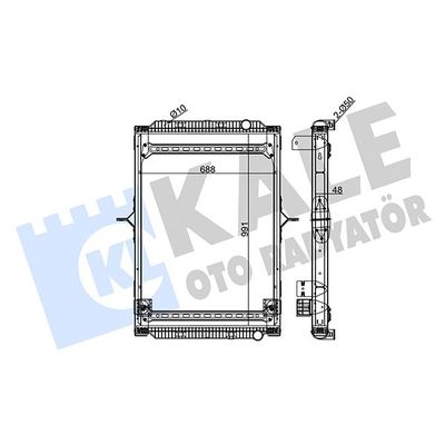 Su Radyatörü  KALE 350155