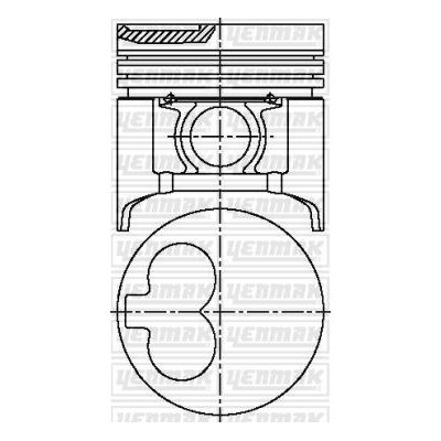 Piston (86.00MM-STD)  YENMAK 31-03530-000