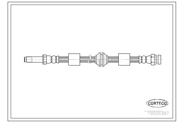 Fren Hortumu Ön Sağ veya Sol Seat Alhambra (7V8)(01.1996->)  MGA 511162