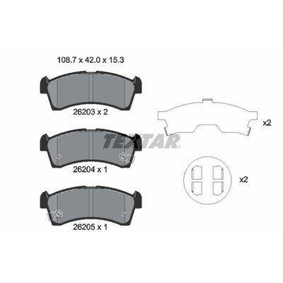 Fren Disk Balata Ön BSG 83-200-003