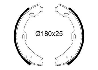 Fren Pabuçlu Balata Arka VALEO 564276  A2204200520 2204200520