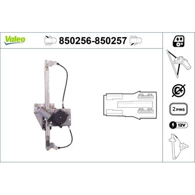 Cam Krikosu Arka Sol VALEO 850256