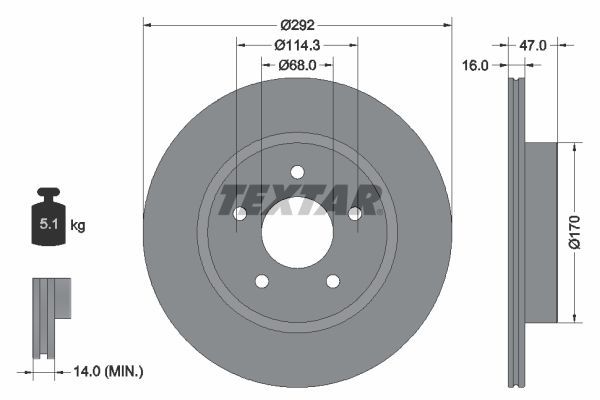 Fren Disk Ayna Arka Sağ ve Sol Nissan X-Trail (T33)(09.2022->)  RENAULT ORJINAL 432064423R