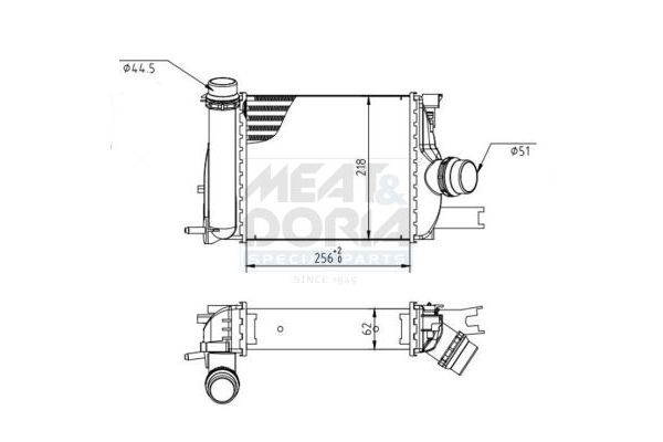 Turbo Radyatörü  RENAULT ORJINAL 144965154R