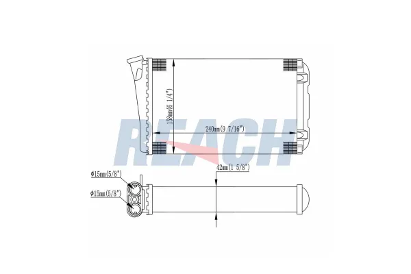 Kalorifer Radyatörü  ASPART 6HMA1046