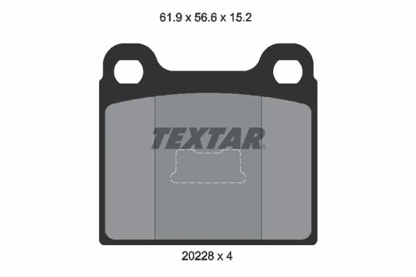 Fren Disk Balata Ön Volkswagen Jetta I (161/163)(08.1979->1981)  TEXTAR 2022803