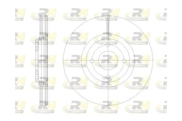 Fren Disk Ayna Ön Sağ ve Sol RECOVER 5986