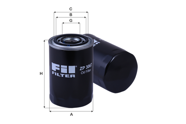 Yağ Filtresi  Renault Safrane (B54)(09.1996->)  FIL FILTRE ZP 3067