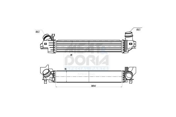 Turbo Radyatörü  BMW 2 Serisi Active Tourer (F45)(2014->)  ORİS IBM502095