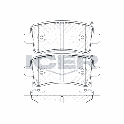 Fren Disk Balata Arka Opel Insignia A Sports Tourer (10.2008->)  MAGNETI MARELLI 323700012500