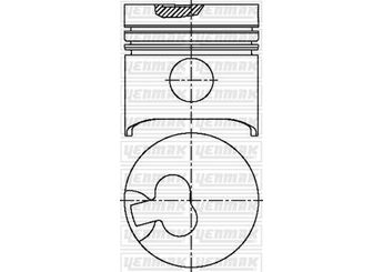Piston (88.00MM-STD)  YENMAK 31-03800-000  9006273 623809 623021 0623021 623804 0623804 623 021 623 804 623 809 90010425 90166646 90264323 902 643 23