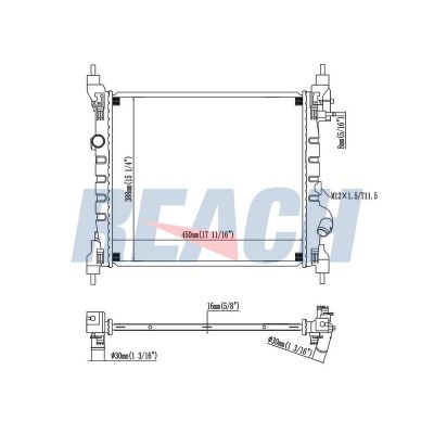Su Radyatörü  Chevrolet Spark (2009->)  OPEL ORJINAL 95423942