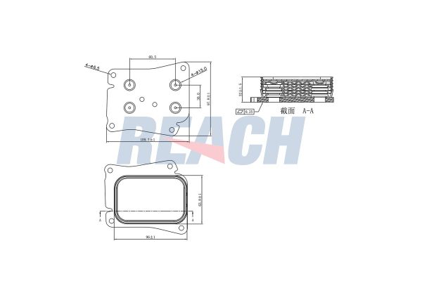 Motor Yağ Soğutucu  Mercedes CLC -Serisi (BM 203)(04.2008->)  MGA 63227
