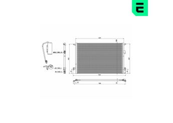 Klima Radyatörü  ERA 667442  12793296 12793695