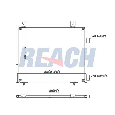 Klima Radyatörü  Land Rover Freelander 1 (LN)(01.1998->)  DELPHI TSP0225222