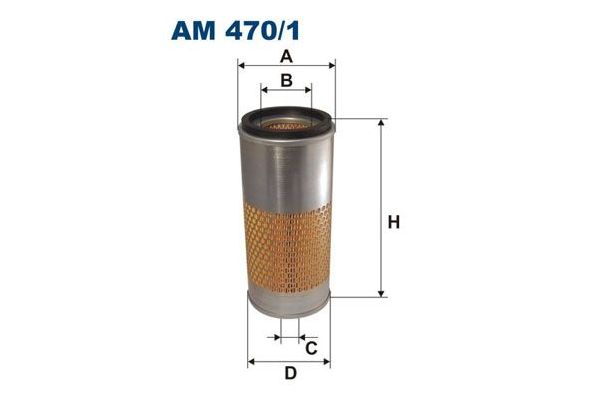 Hava Filtresi  Land Rover Defender (LD)(05.1996->09.2002)  FILTRON AM 470/1