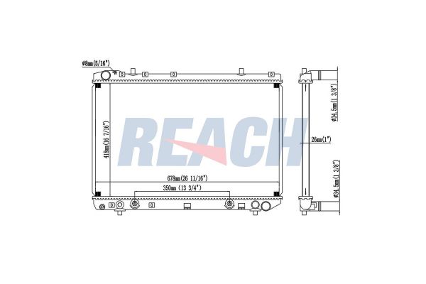 Su Radyatörü  RADISEN RR 61668