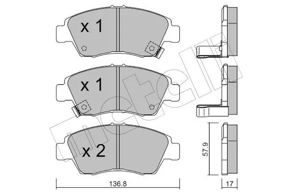 Fren Disk Balata Ön Honda Civic Coupe (EM2)(01.2001->)  AYD 60166BA