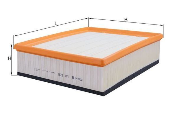 Hava Filtresi  Volkswagen T4 Transporter P.Van/Minibüs Syncro (08.1992->2003)  MAHLE LX 538