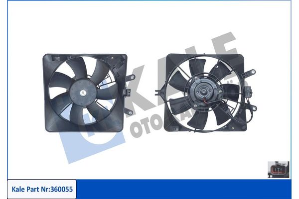 Radyatör Fan ve Motoru  KALE 360055
