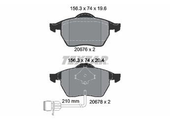 Fren Disk Balata Ön TEXTAR 2067602  4A0698151C 4A0698151 4A0698151A 4D0698151H