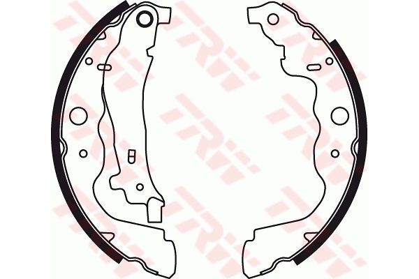 Fren Pabuçlu Balata Arka Dacia Dokker (11.2012->)  PBS 4127+1