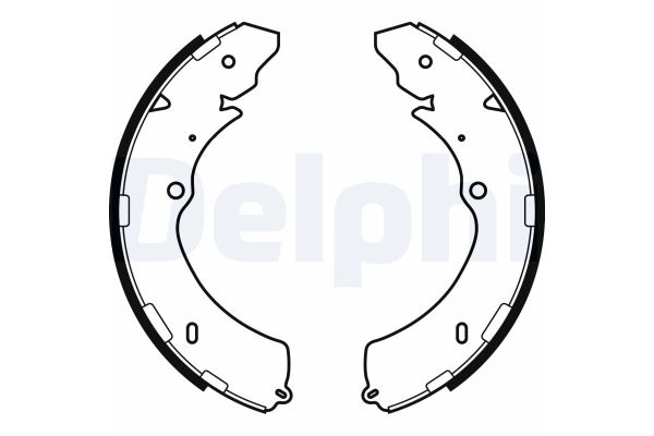 Fren Pabuçlu Balata Arka Isuzu D-Max (2020->)  DELPHI LS2063