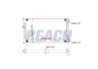 Su Radyatörü  VEKA 16-1423B  6K0121253H 1HM121253 1HM 121 253 6K0.121.253 H 6K0121253S 6K0.121.253 S