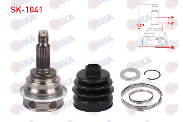 Aks Kafası Ön Dış Sağ veya Sol VEKA SK-1041