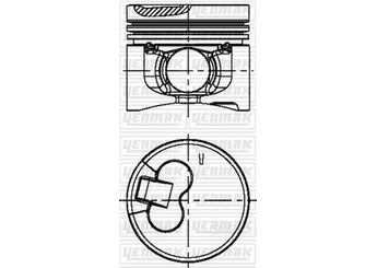Piston (91.60MM-0.50)  YENMAK 31-04358-050  31-04358-050